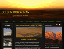Tablet Screenshot of goldentoursoman.com